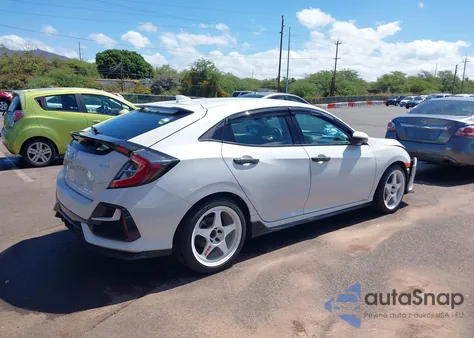 2020 Honda Civic Sport из США, поврежденный, VIN SHHFK7H49LU207365